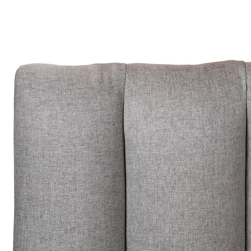 MUEBLES NATIVA - Respaldo Tubular Vertical Gris 2 Plazas