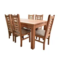 Comedor Nativo 90x160 6 Sillas Pucón Beige