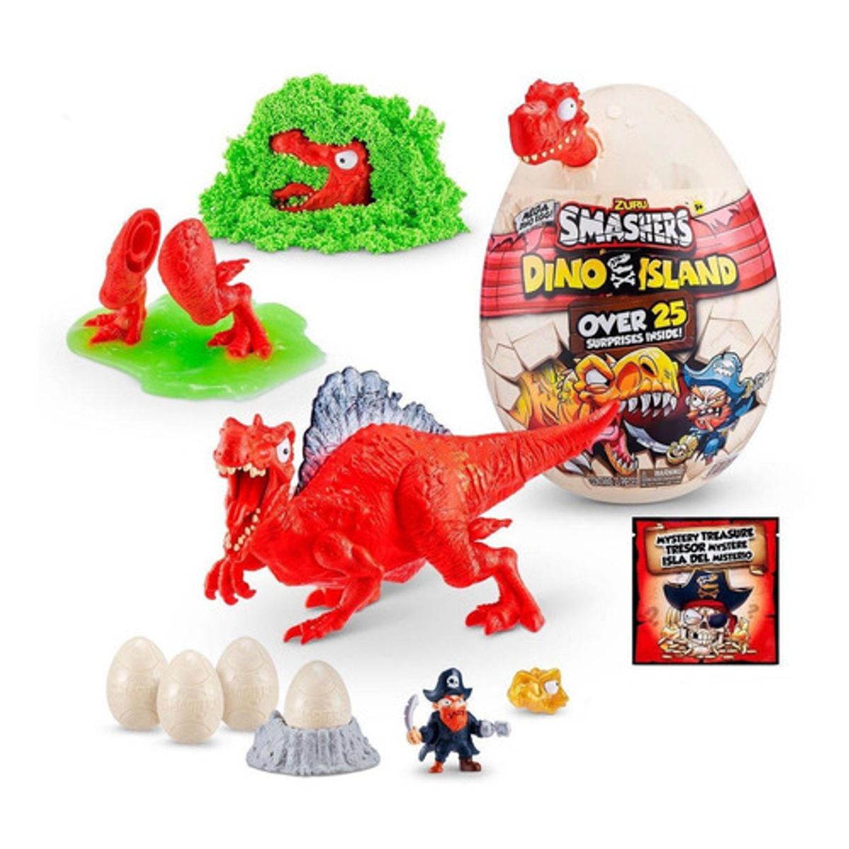 SMASHERS - Huevo sorpresa Epico SMASHERS Dino Island colección figuras