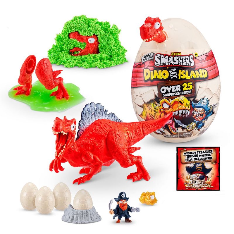 SMASHERS - Huevo Epico Smashers Dino Island Zuru - Rojo