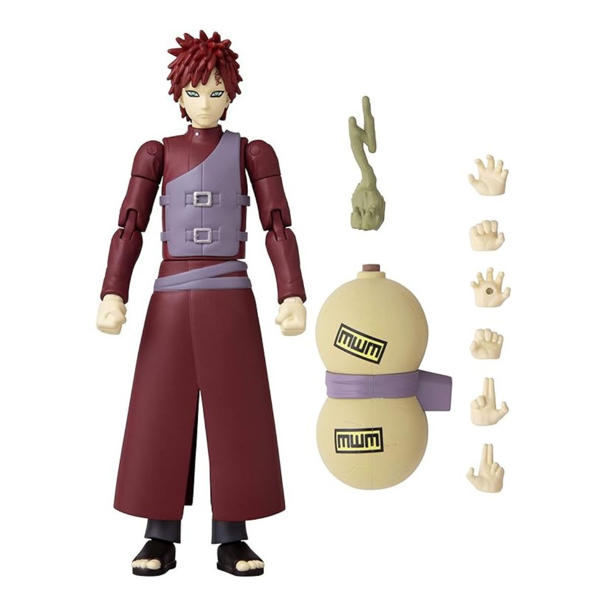 ANSALDO - Figura de acción Naruto colección Gaara 17 cm Bandai