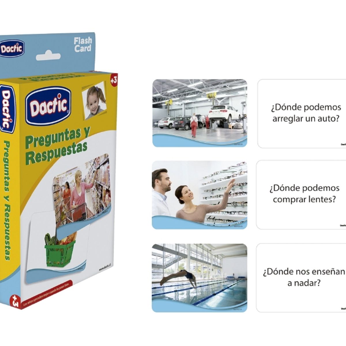 DACTIC - Cartas DACTIC 56 piezas preguntas y respuestas