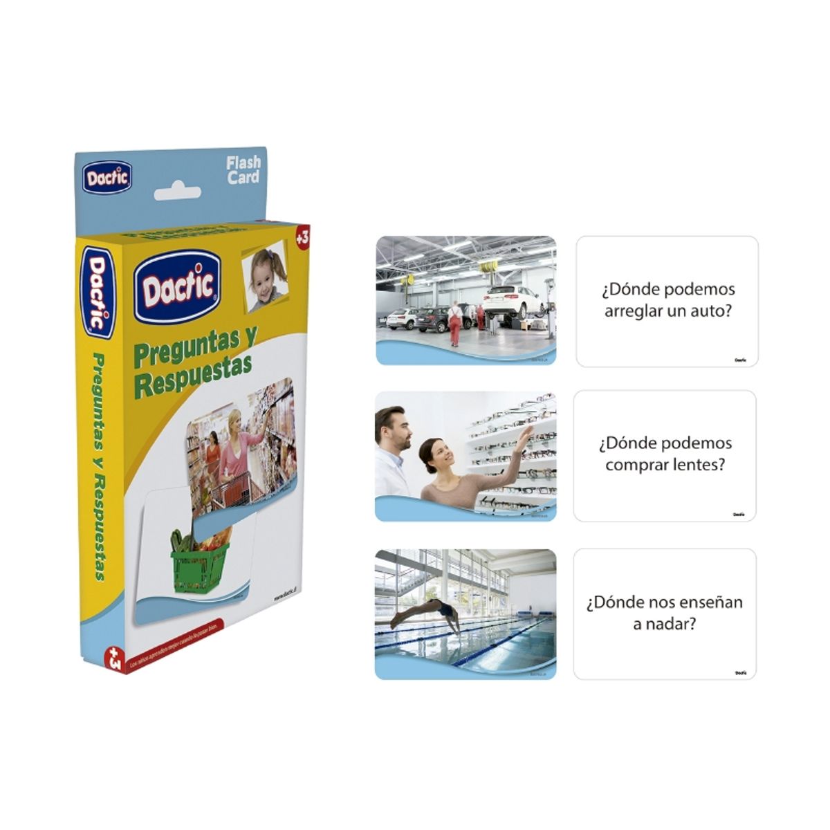DACTIC - Cartas DACTIC 56 piezas preguntas y respuestas
