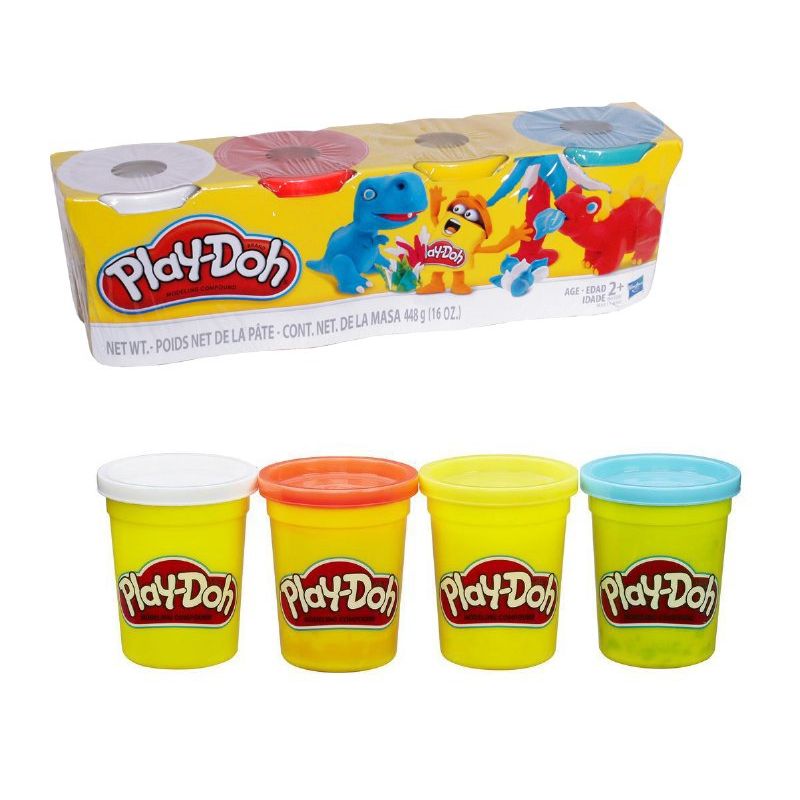 PLAY DOH - PACK DE 4 MASAS PLAY DOH