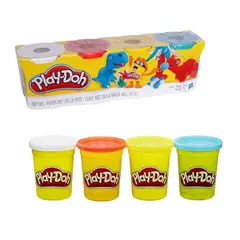 PLAY DOH - PACK DE 4 MASAS