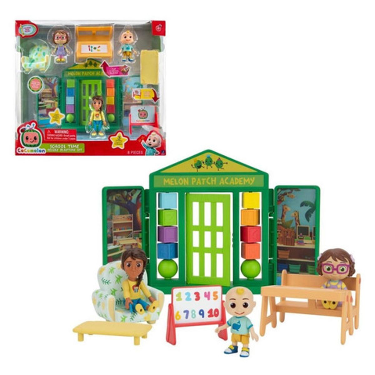 ANSALDO - Figuras Cocomelon multipack Hora de Escuela con accesorios