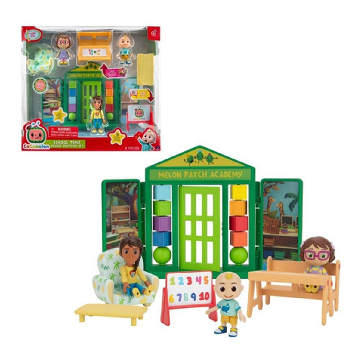 ANSALDO - Figuras Cocomelon multipack Hora de Escuela con accesorios