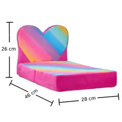 BUILD A BEAR - Sillo/cama Arcoiris