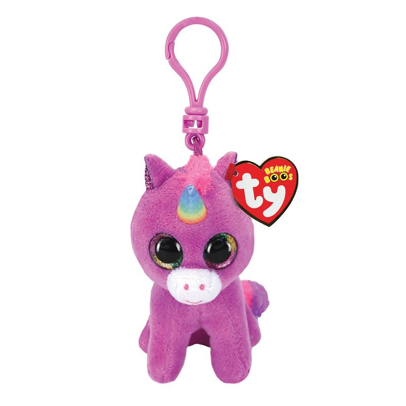 BEANIE BOOS - Ty Beanie Boos Rosette Unicornio Purpura Clip
