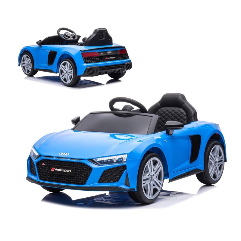 ANSALDO - Auto A Materia Audi Spyder Azul De 2 Motores Control Remoto