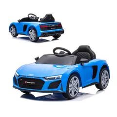 ANSALDO - Auto A Materia Audi Spyder Azul De 2 Motores Control Remoto