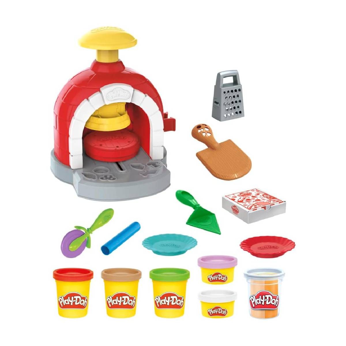 PLAY DOH - Set de juego Play Doh horno de pizzas y herramientas