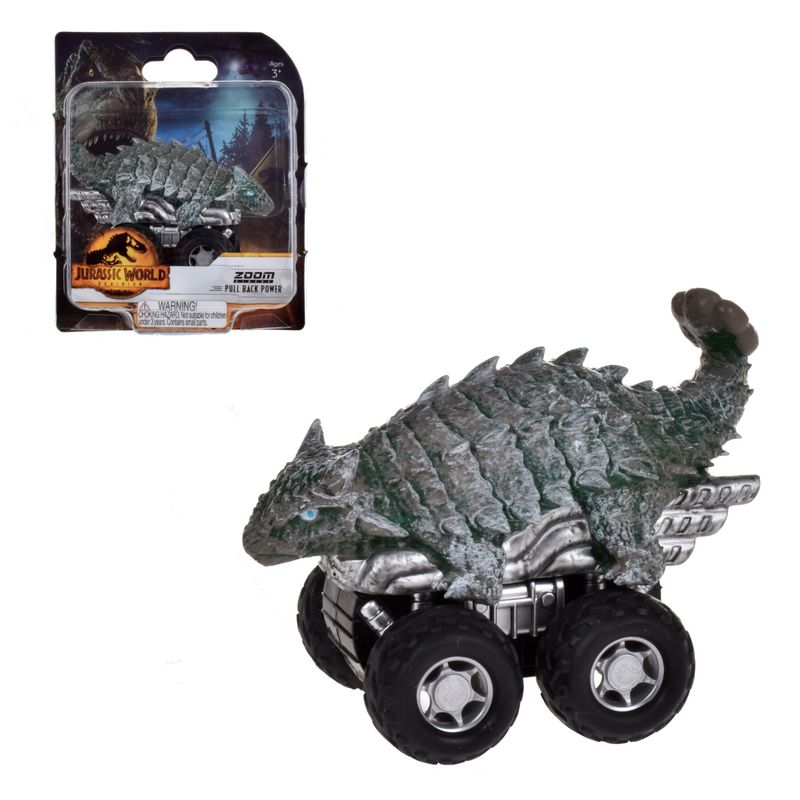 JURASSIC WORLD - Dinosaurio Vehiculo Pullback Jurassic World Dominion - Ankyl
