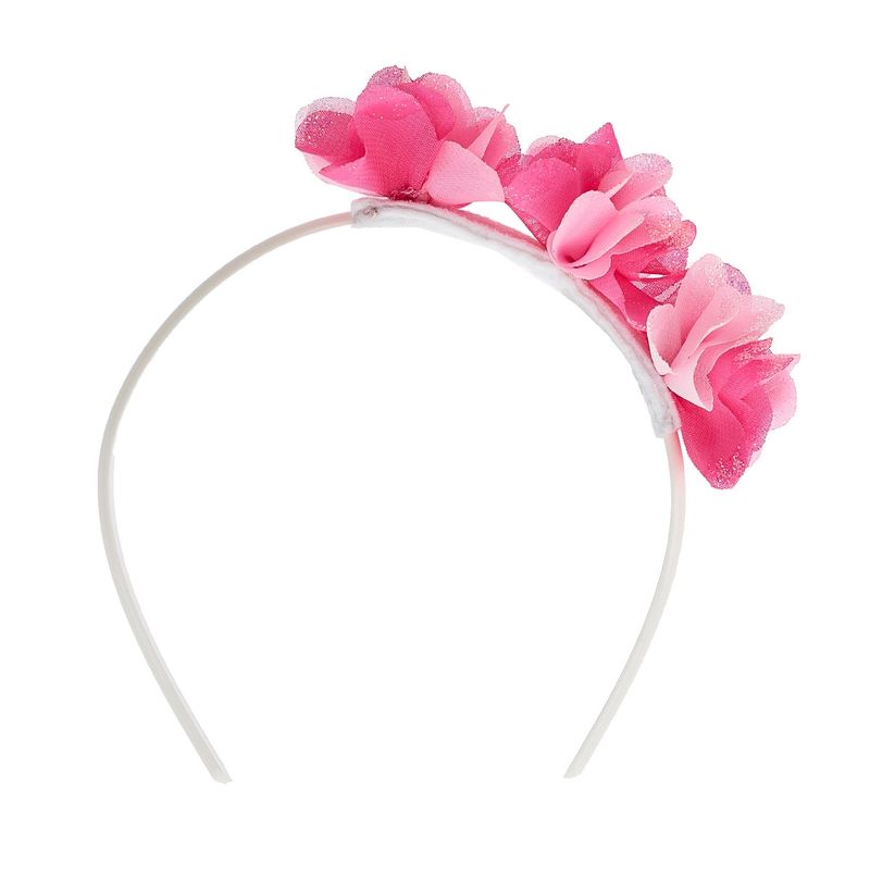 BUILD A BEAR - Cintillo Flores Rosadas Build-A-Bear