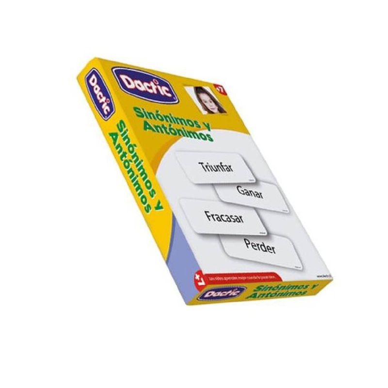 DACTIC - Lámina sinónimo antónimo DACTIC 112 piezas para bebé