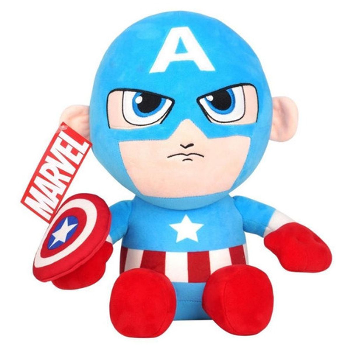 MARVEL - Peluche Marvel Capitán América clásico 30 cm