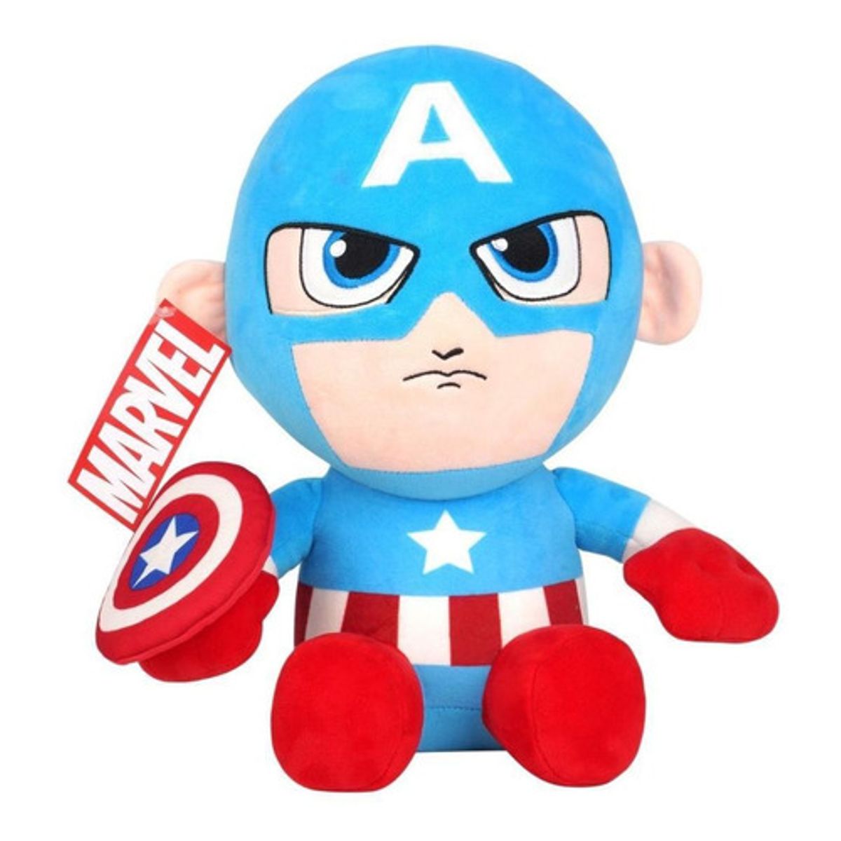 MARVEL - Peluche Marvel Capitán América clásico 30 cm