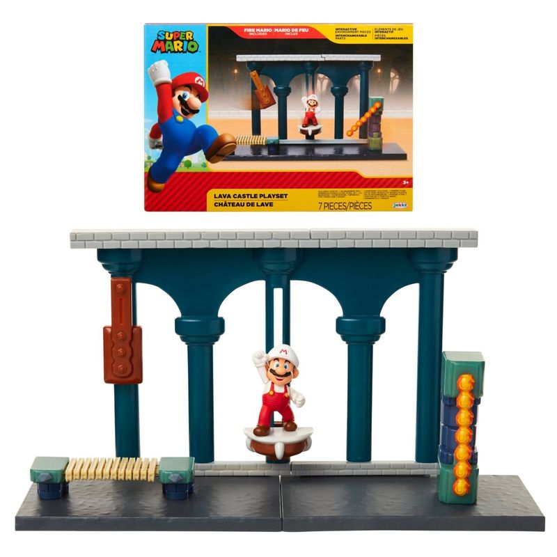 NINTENDO - Nintendo 6 Cm Castillo De Lava Playset