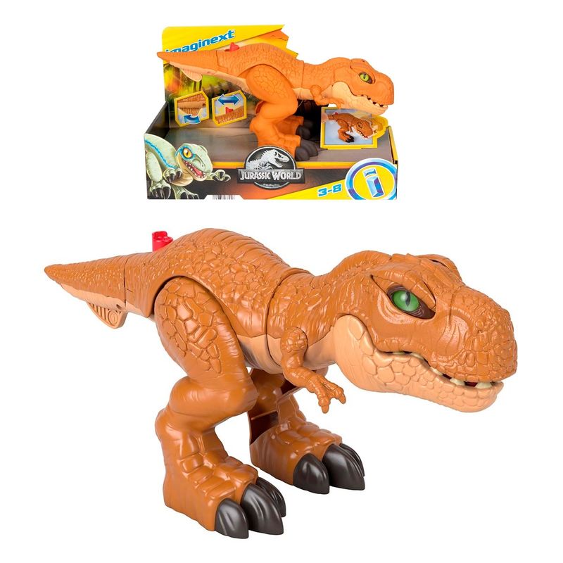 JURASSIC WORLD - Imaginext Jurassic World T-rex Acción De Combate