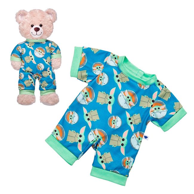 BUILD A BEAR - Pijama Build a Bear para bebé Baby Yoda galáctico