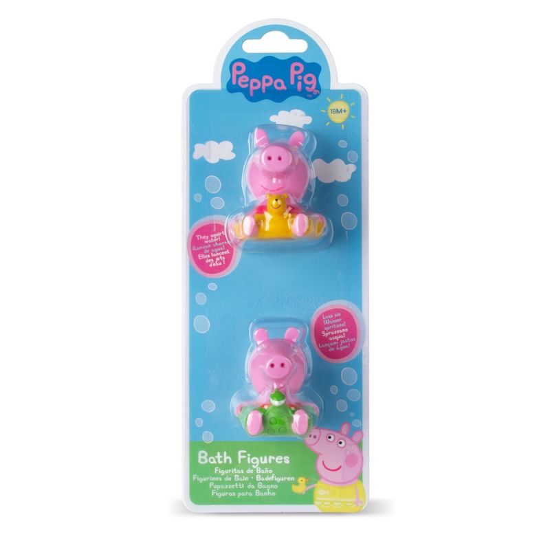PEPPA PIG - Peppa Pig Figuras De Baño - Peppa Y George