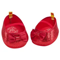 BUILD A BEAR - Zapatos Rojos Brillantes Con Moño