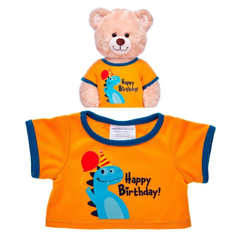 BUILD A BEAR - Polera Cumpleaños Dino Build A Bear