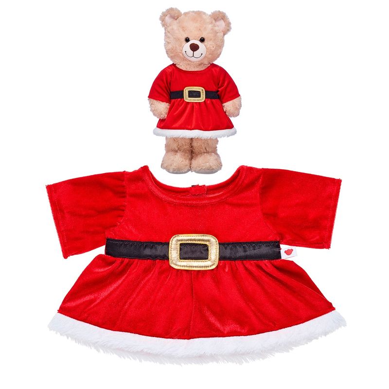 BUILD A BEAR - Vestido navideño Build a Bear viejito pascuero