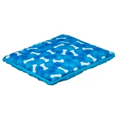 BUILD A BEAR - Cama para peluche azul reversible