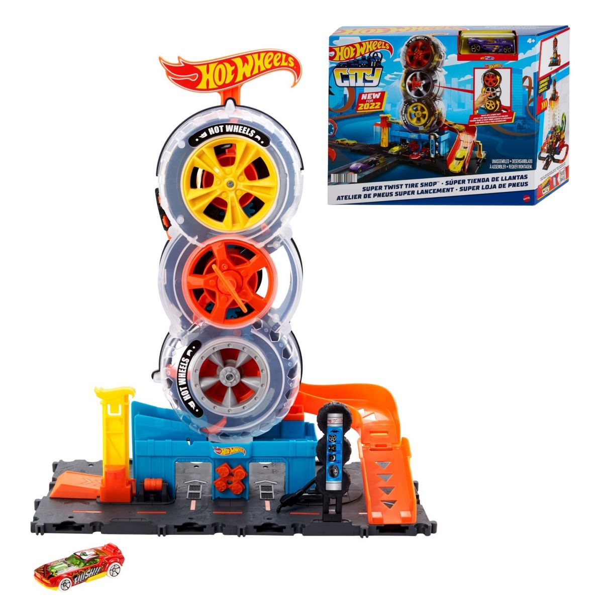 HOT WHEELS - Hot Wheels City Super Tienda De Llantas