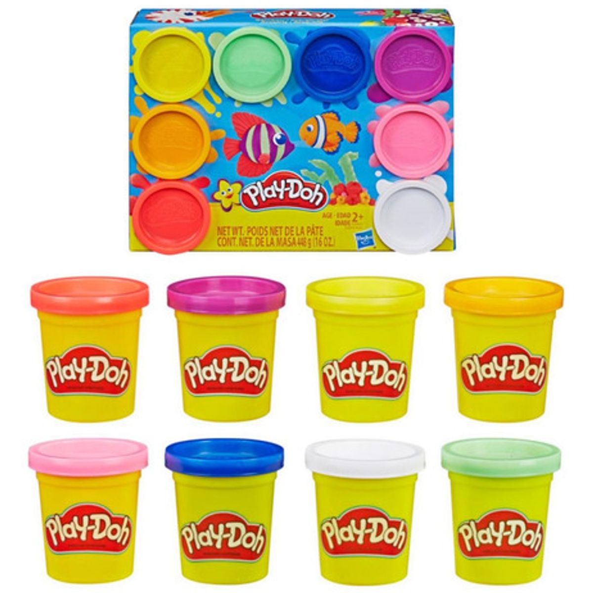 PLAY DOH - Play-doh 8 Pack Hasbro - Rainbow