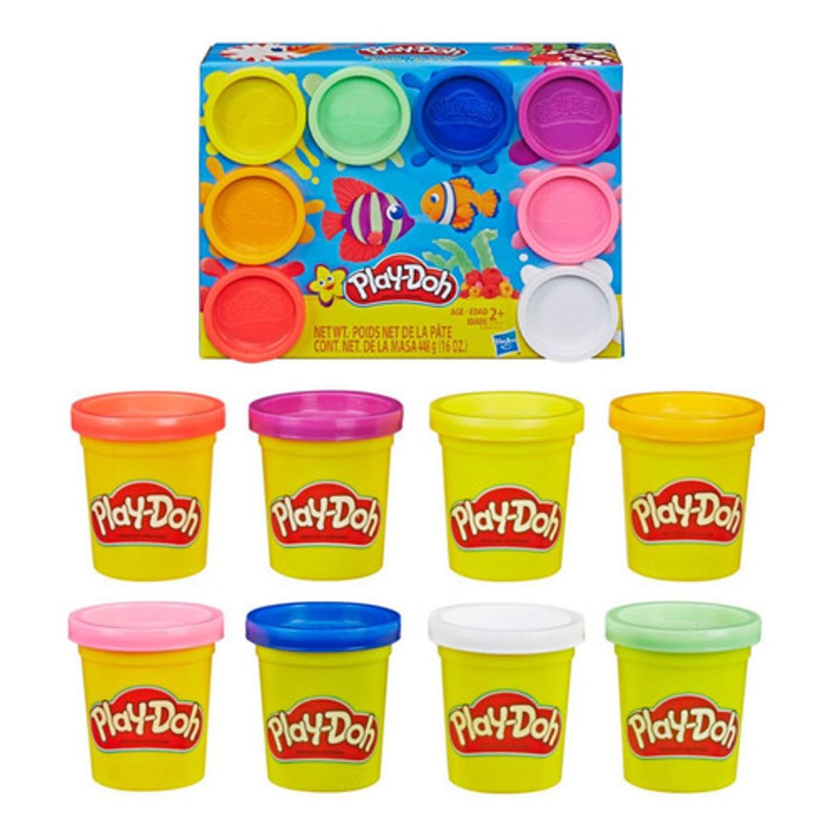 PLAY DOH - Play-doh 8 Pack Hasbro - Rainbow