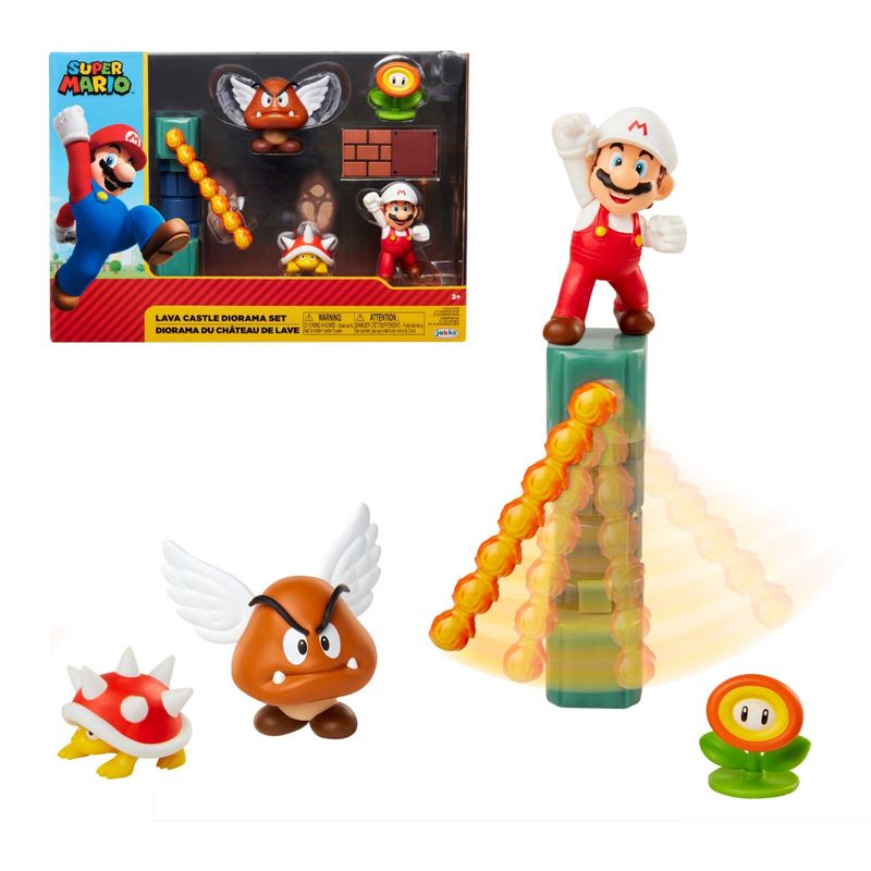 NINTENDO - Nintendo Diorama Castillo De Lava