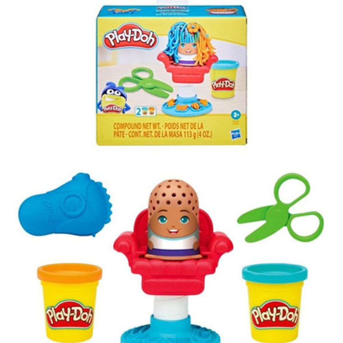 PLAY DOH - Play Doh Mini Clasicos Modelos Hasbro - Peluqueria