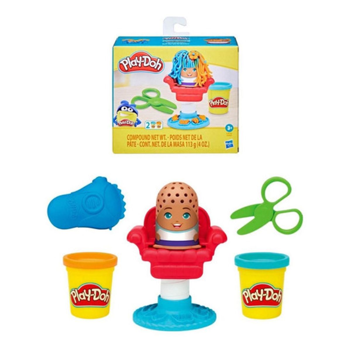 PLAY DOH - Play Doh Mini Clasicos Modelos Hasbro - Peluqueria
