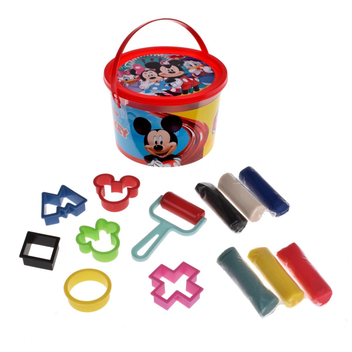 DISNEY - Set De Masas Con Accesorios En Balde - Disney