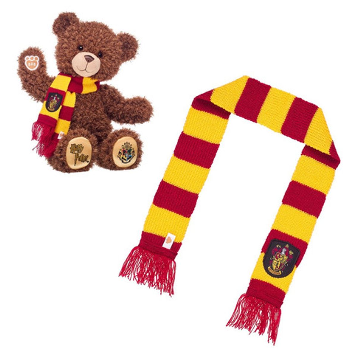 BUILD A BEAR - Bufanda Build a Bear Gryffindor Harry Potter para peluches