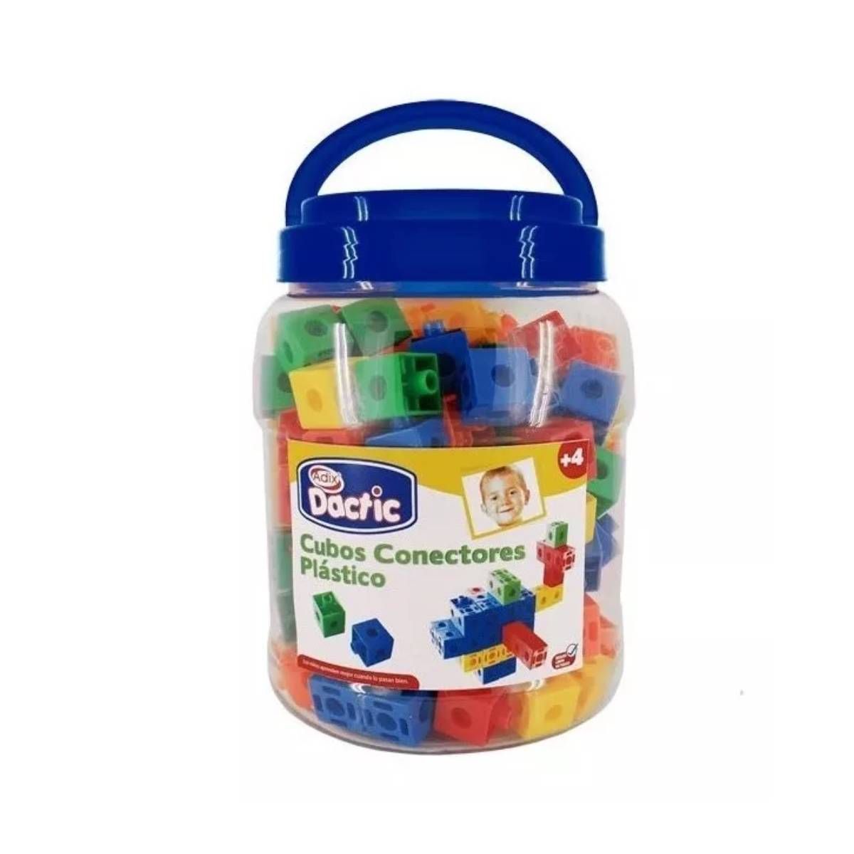 DACTIC - Cubos conectables DACTIC 130 piezas didácticos