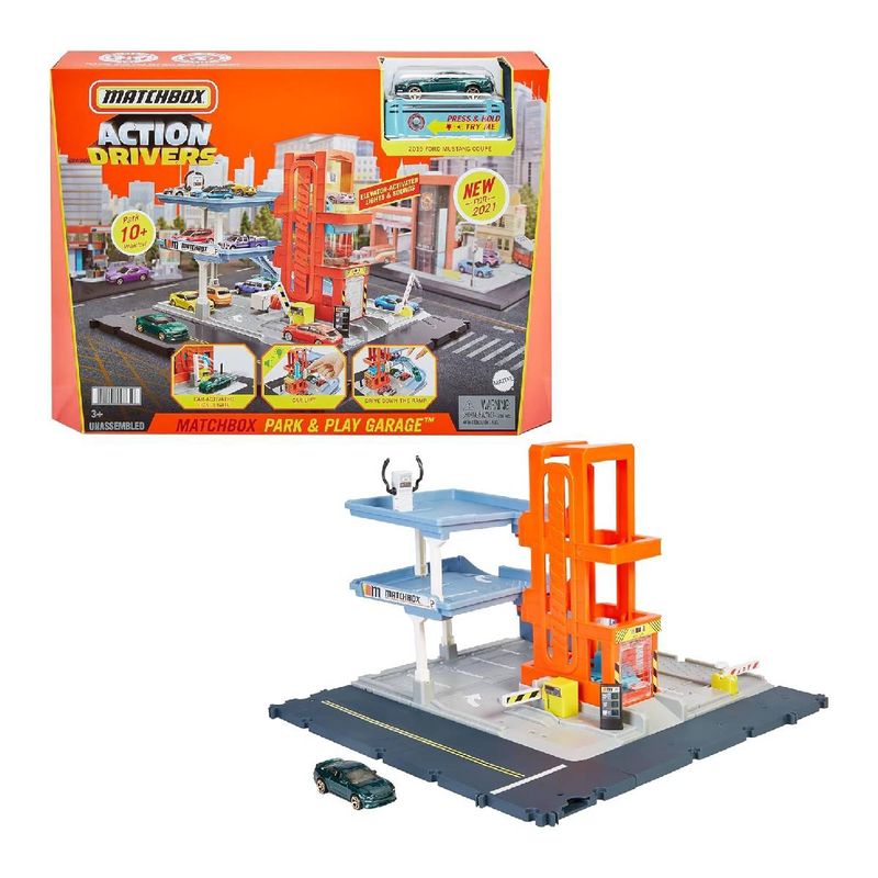 MATCHBOX - Matchbox Conductores De Accion Mattel - Park Y Play Garage