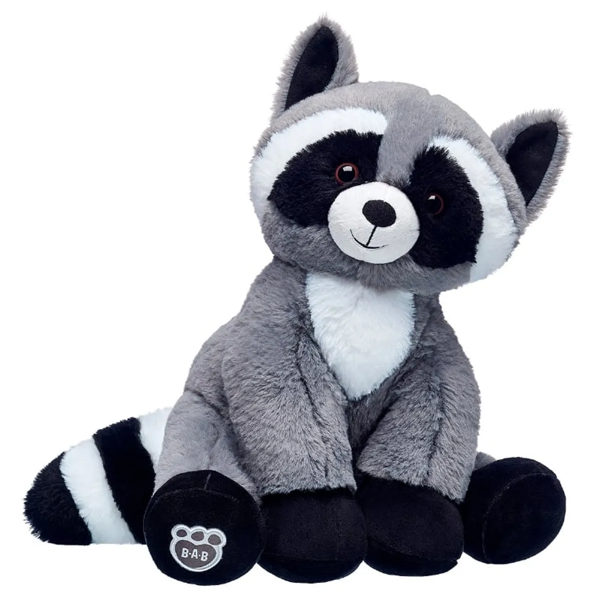 BUILD A BEAR - Peluche Build a Bear mapache suave y amigable