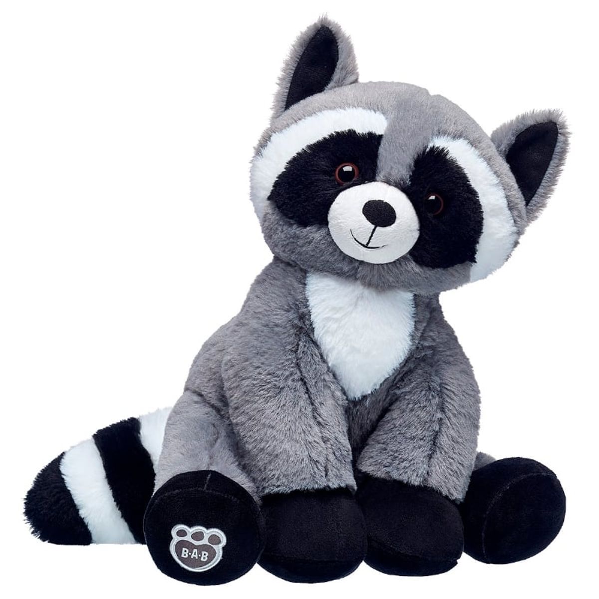 BUILD A BEAR - Peluche Build a Bear mapache suave y amigable