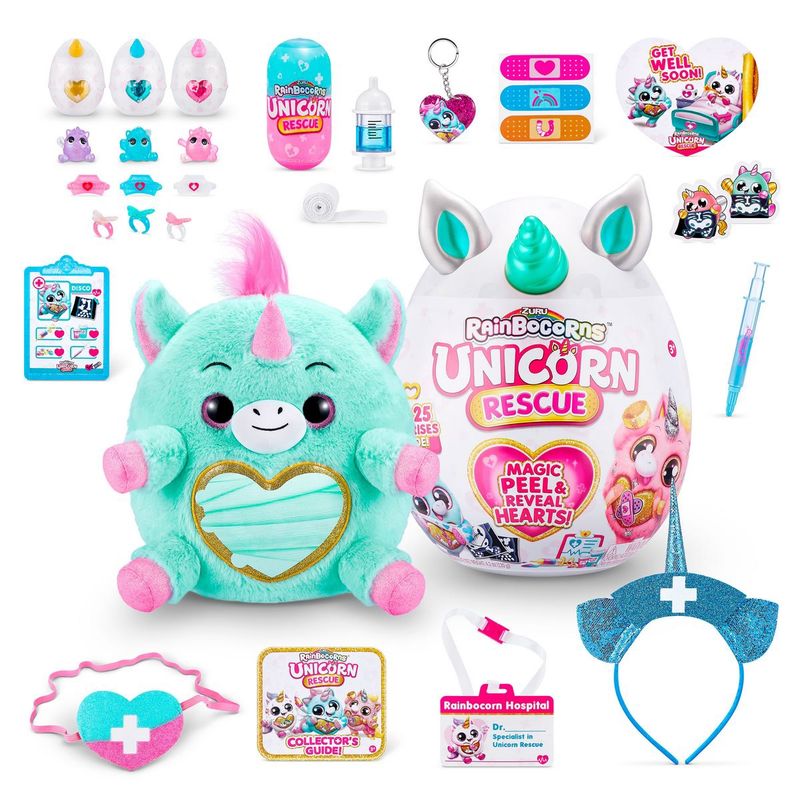 ANSALDO - Huevo Gigante Unicorn Rescue Surprise Rainbocorns Zuru - Ver