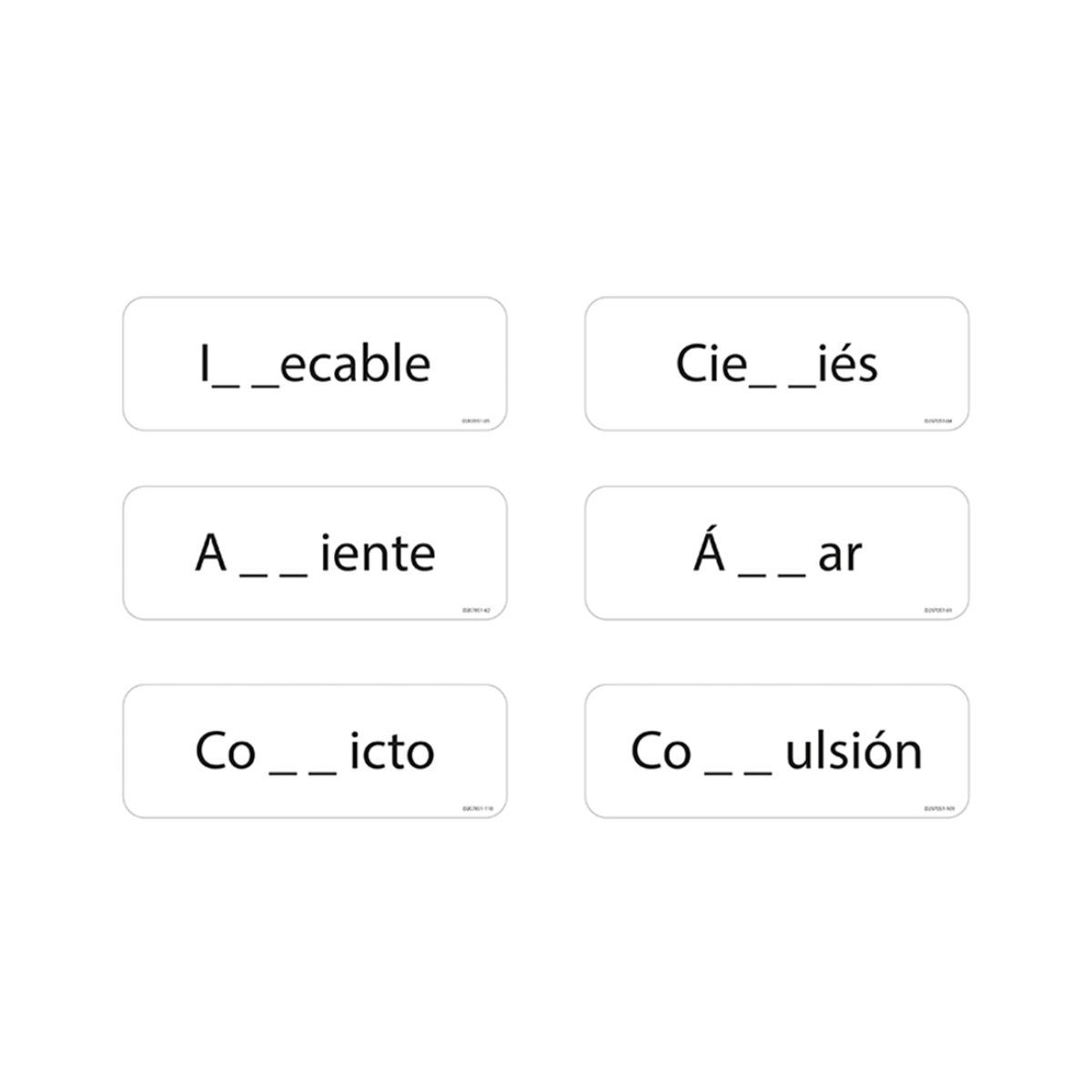 DACTIC - Lámina ortográfica DACTIC 113 piezas MP MB NV
