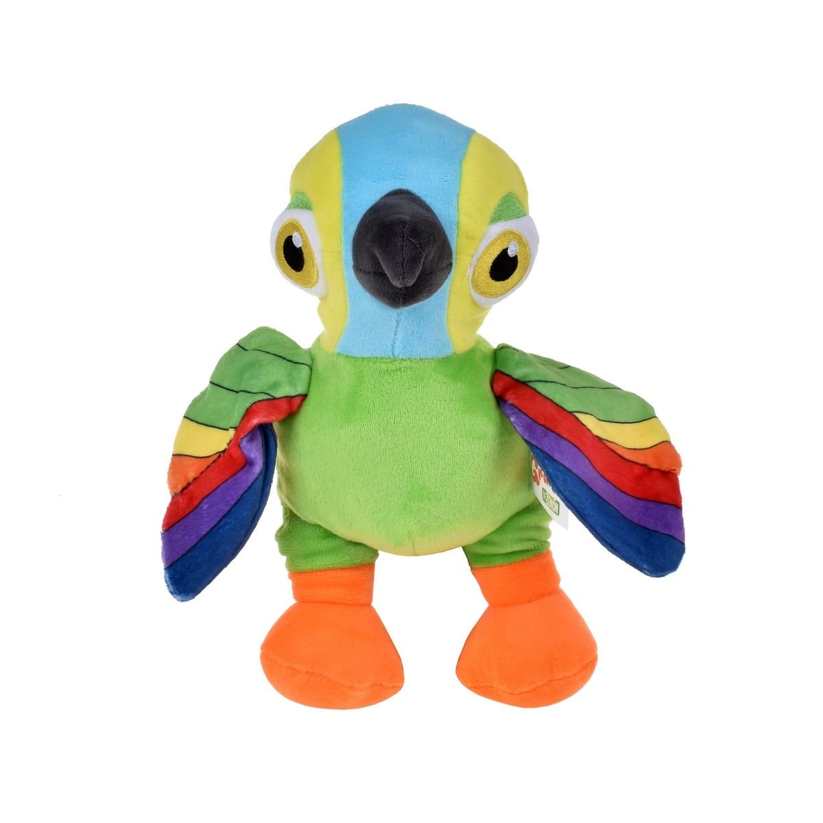 LA GRANJA DE ZENON - Peluche musical La Granja de Zenon loro Pepe 20 cm