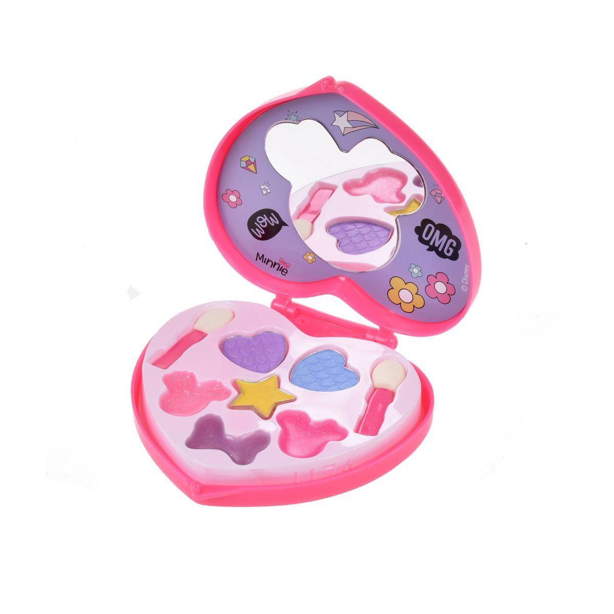DISNEY - Set de cosméticos Minnie mini pupa corazón con espejo