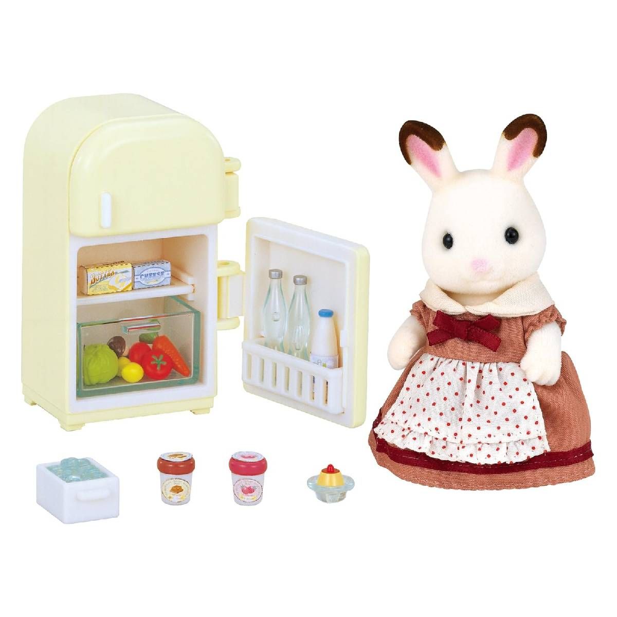 SYLVANIAN FAMILIES - Set De Nevera Teri Conejo Chocolate - Sylvanian Families