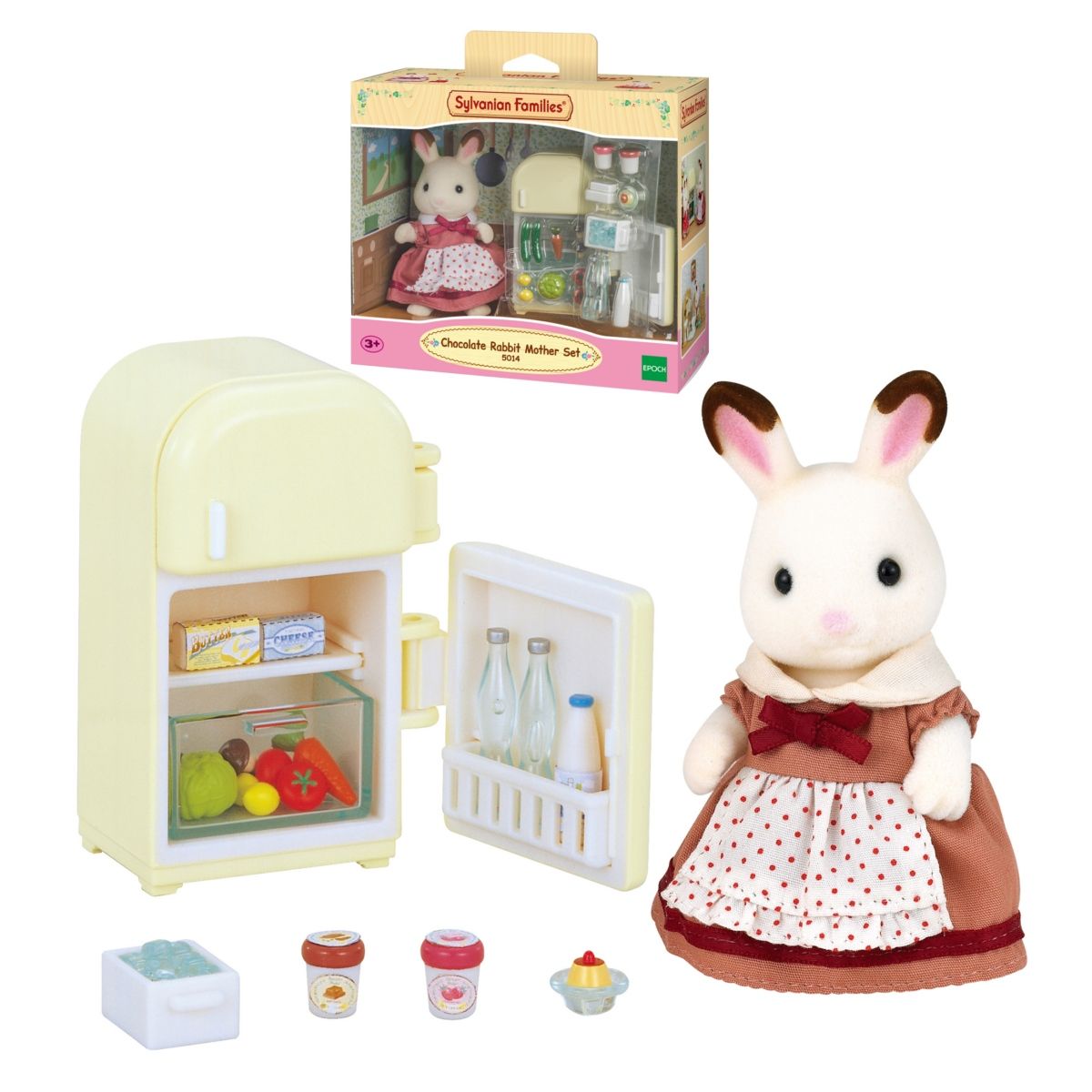 SYLVANIAN FAMILIES - Set De Nevera Teri Conejo Chocolate - Sylvanian Families