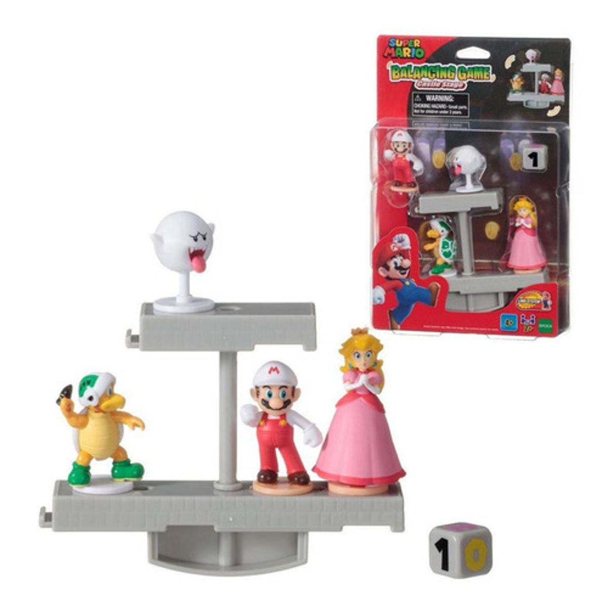 NINTENDO - Juego de mesa Nintendo Super Mario balancín castillo