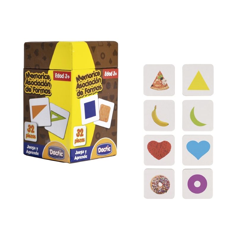 DACTIC - Memorice Asociar Forma Carton