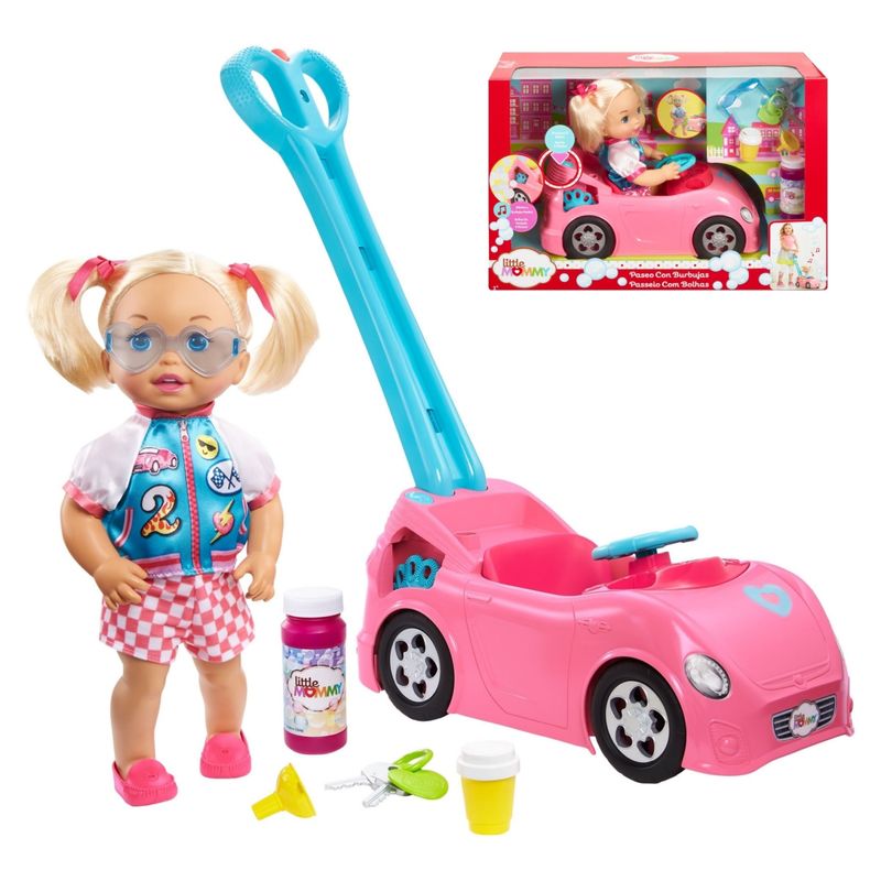 POLLY POCKET - Little Mommy Paseo Con Burbujas